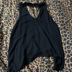 HeartSoul Black V-Neck Tank Top